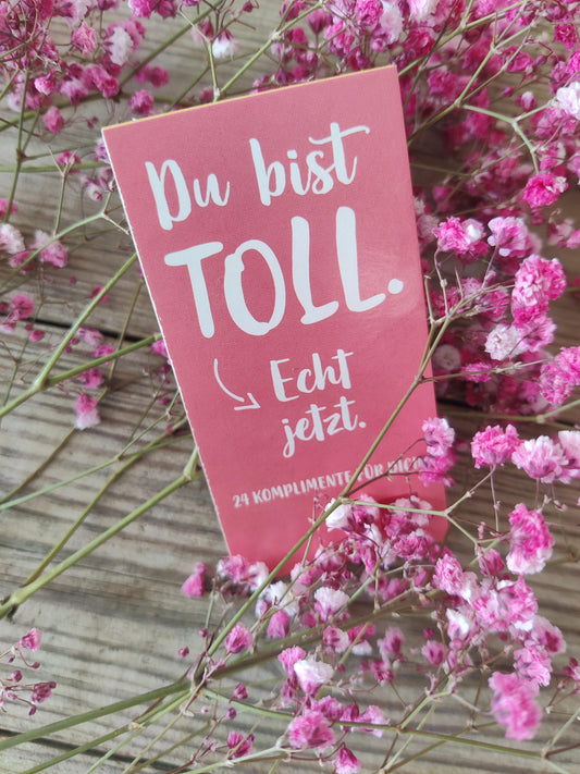 "Du bist toll. Echt jetzt." - 24 liebevolle Komplimente im handlichen Abreißblock