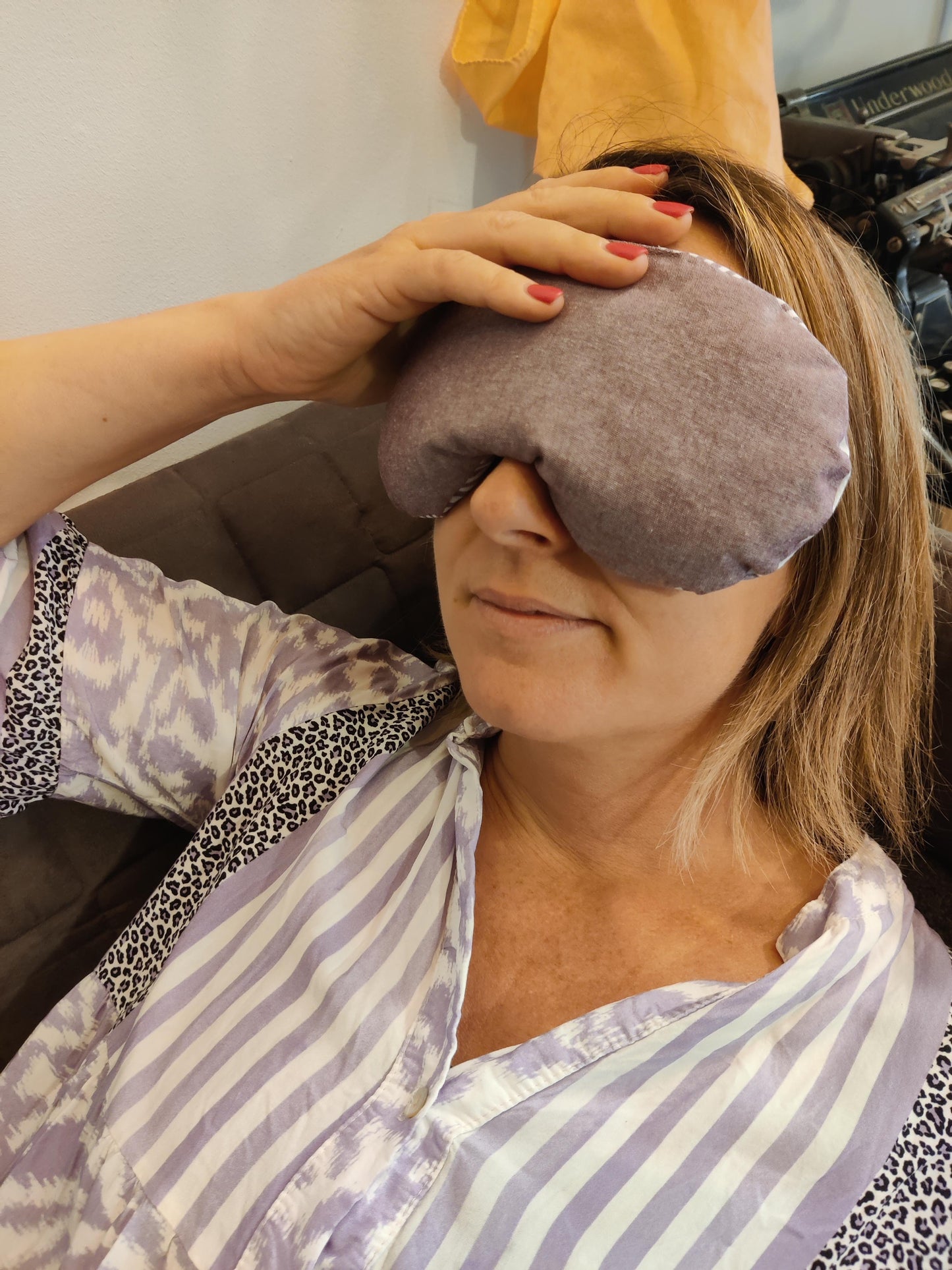 Augenkissen mit Rapssamen oder Lavendel von Herbalind