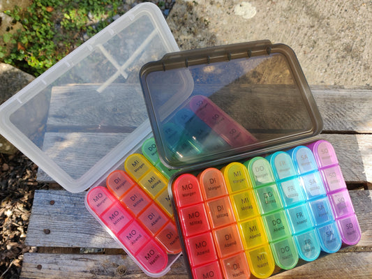 EasyPill – Bunte Supplements Pillenbox für 7 Tage