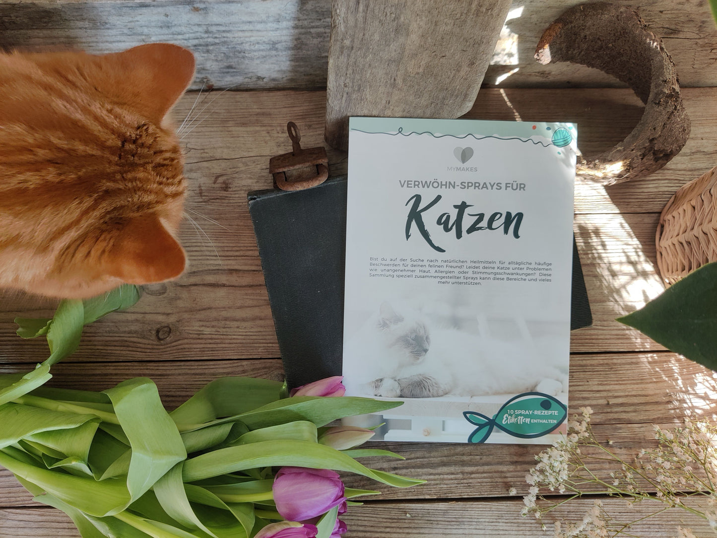 MYMAKES: Verwöhnsprays für Katzen Broschüre