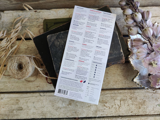 Erste-Hilfe bedarfskarte für ätherische Öle – Kompaktes Wissen für Notfälle