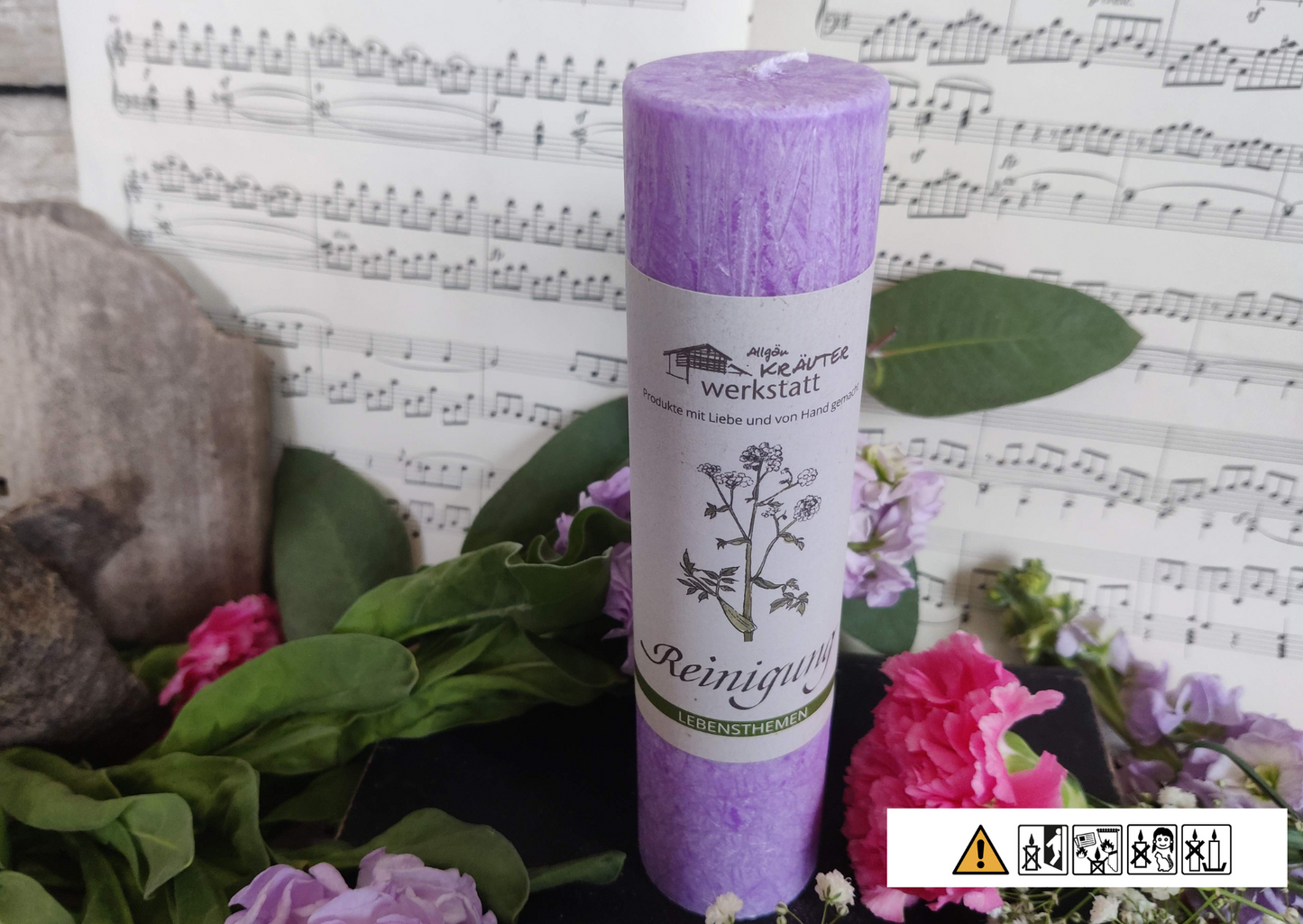 Lebensthemen: REINIGUNG - eine Allgäuer Heilkräuter-Kerze