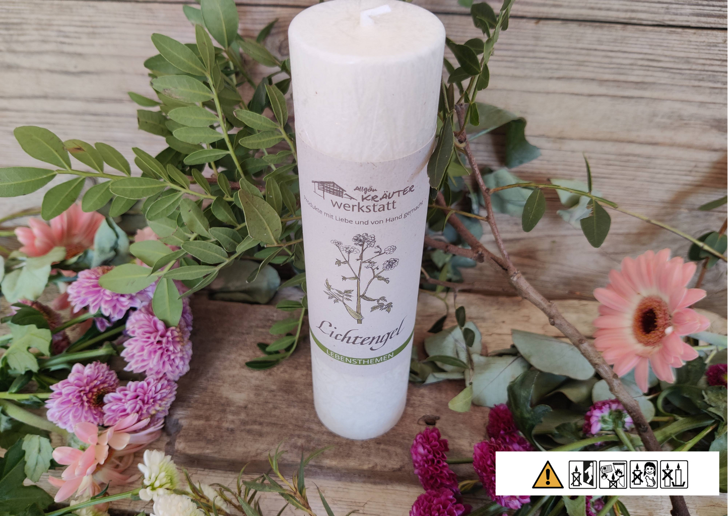 Lebensthemen: LICHTENGEL - eine Allgäuer Heilkräuter-Kerze