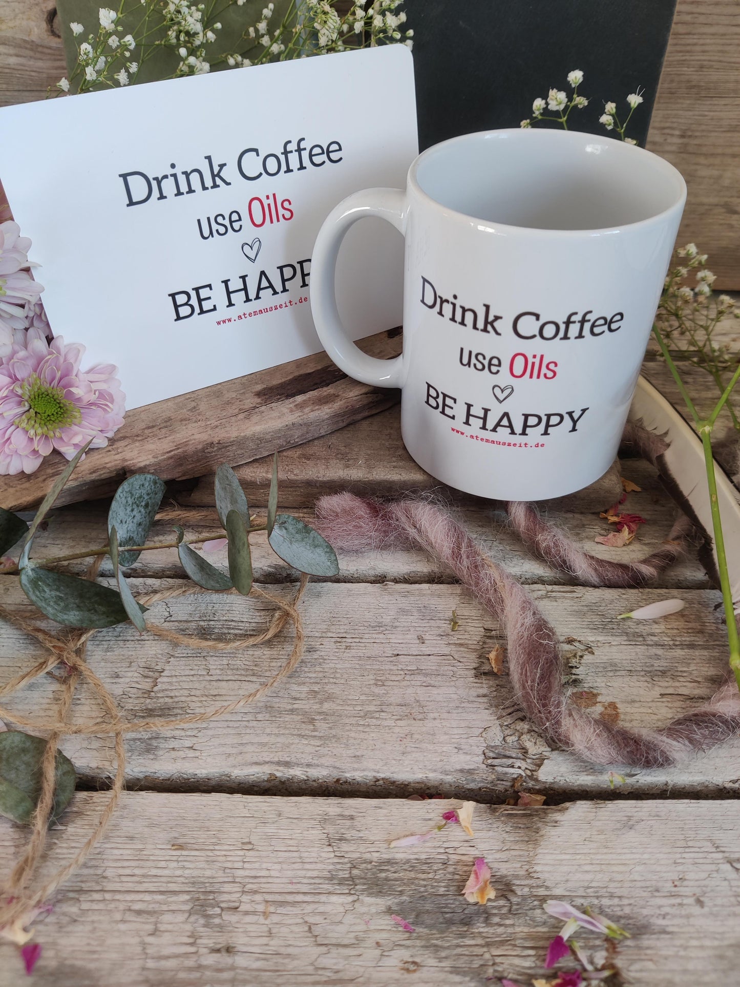 OilSmiles by YoYo – Humorvolle PostKarten für Öl-Liebhaber und Kaffeetrinker