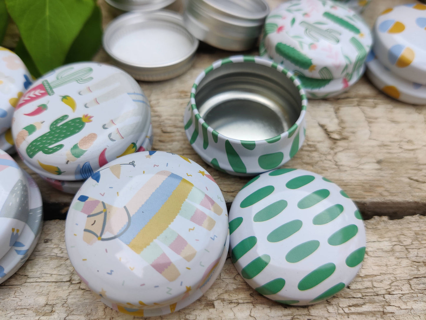 Lippenpflege & Creme Dosen – Bunt & Silber, für DIY & mehr