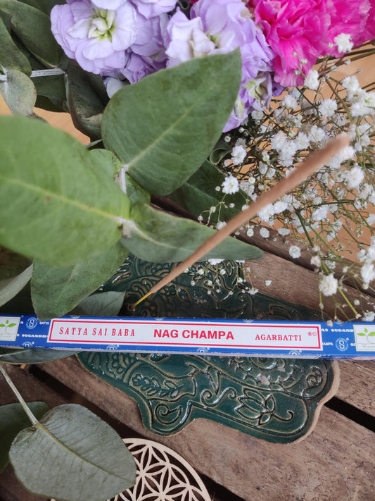 Satya Nag Champa Räucherstäbchen – Der Klassiker für Entspannung und Wohlbefinden
