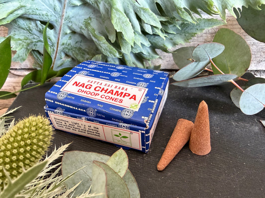 Nag Champa Räucherkegel (Satya) – Der Duftklassiker für deine Auszeit