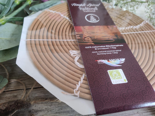 Räucherspirale Traditional – sanfter Tempelduft für einen ganzen Tag
