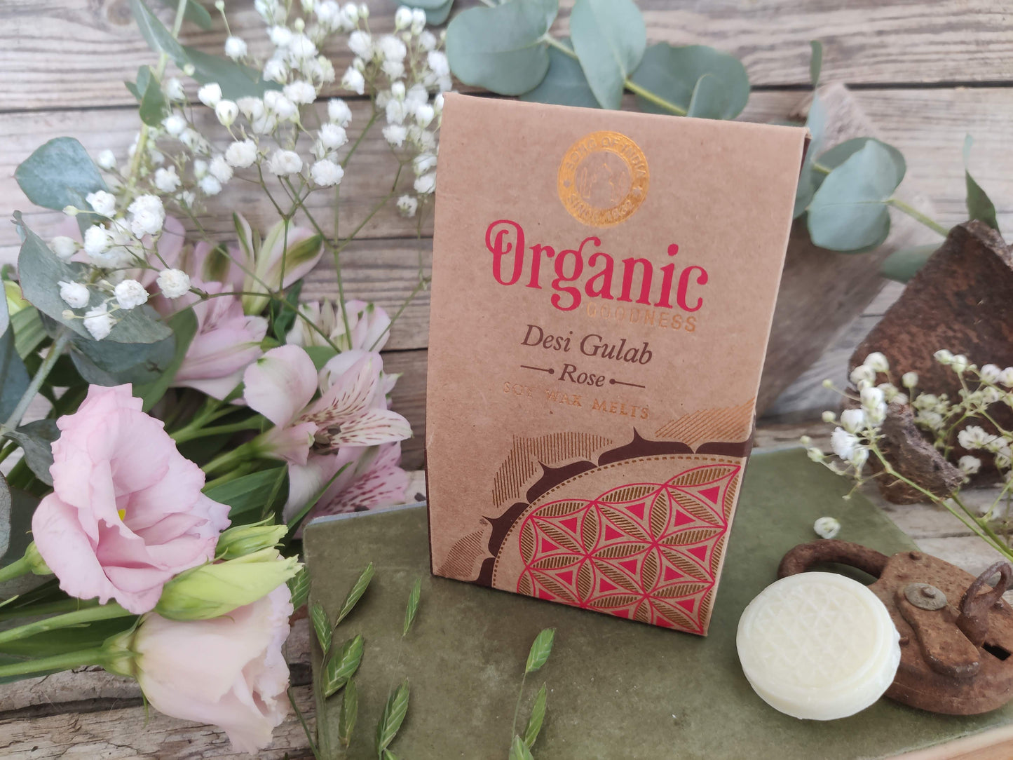 Wachsschmelze Organic Desi Gulab Rose