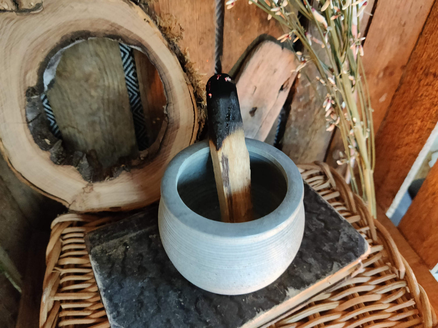 Räucherschale „Elegance“ aus Speckstein – stilvoll & hitzebeständig