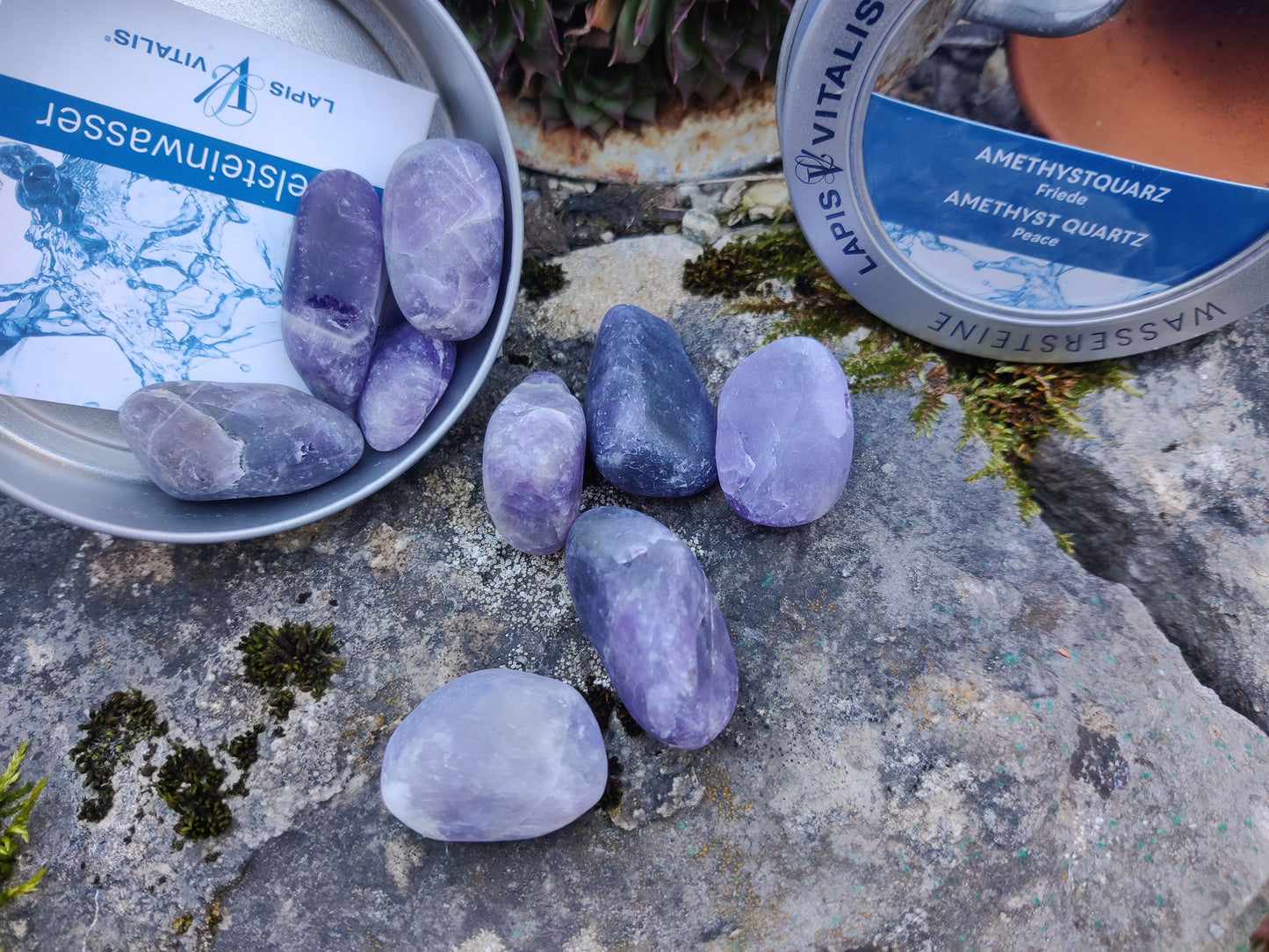 Edelstein- Wasser I Wassersteine: Amethyst - Beruhigung