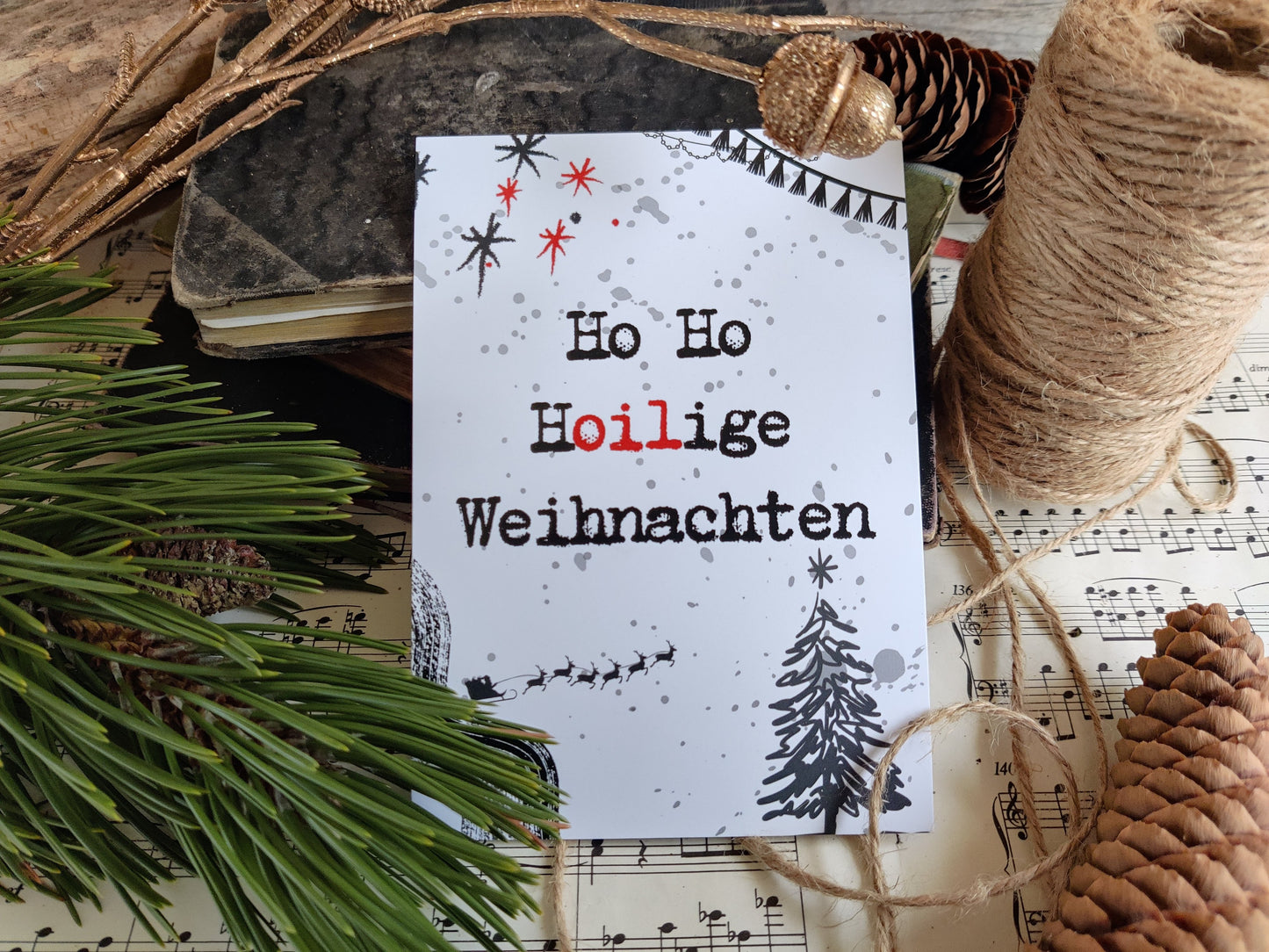„Punktgenaue – Kartenmomente by YoYo „Ho Ho Hoilige Weihnachten“