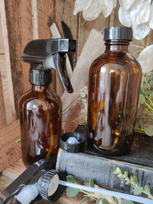 Sprühflasche aus Braunglas "EcoFlow" nicht nur für den Haushalt, 250ml