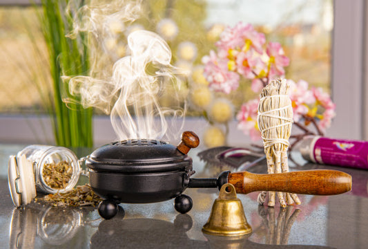 Energetisches Hausreinigungs-Set mit Anleitung – alles für deine Räucher-Rituale