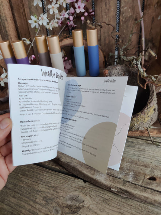 Aromen & Touch – Dein Praxisheft für ätherische Öle im Alltag