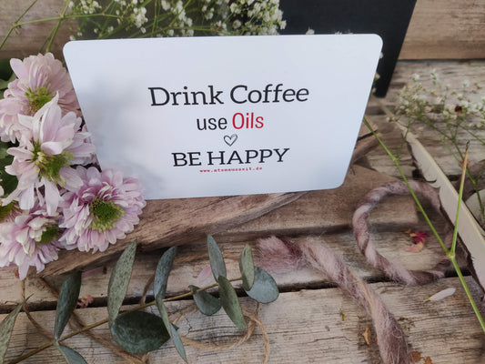 OilSmiles by YoYo – Humorvolle PostKarten für Öl-Liebhaber und Kaffeetrinker