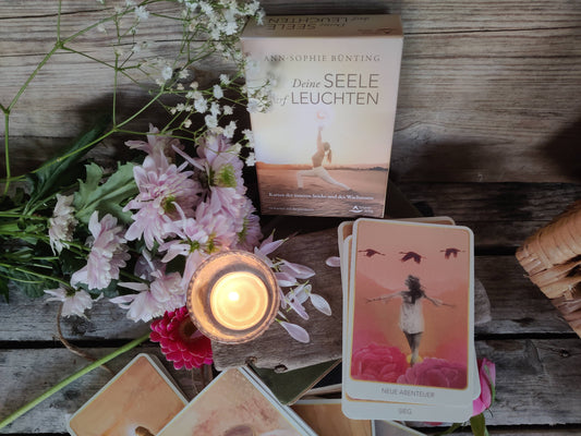 "Deine Seele darf leuchten" – Kartenset der inneren Stärke und des Wachstums