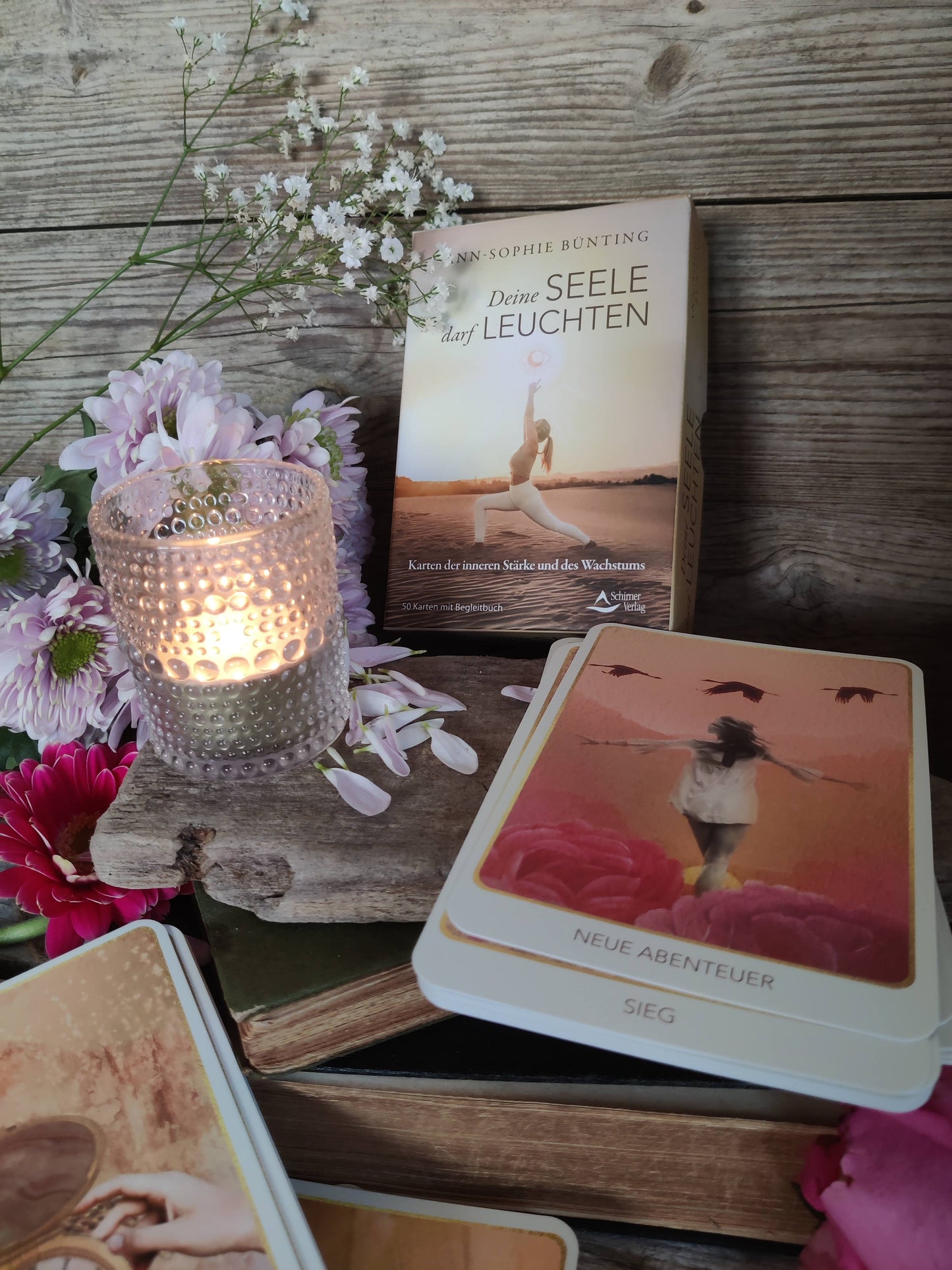"Deine Seele darf leuchten" – Kartenset der inneren Stärke und des Wachstums