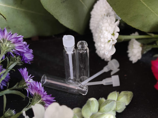 1ml Glas- Probeflasche „Pure Drop“ für ätherische Öle & Parfumproben