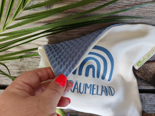 Träumeland – Kinder-Körnerkissen mit Lavendel (19 x 19 cm)