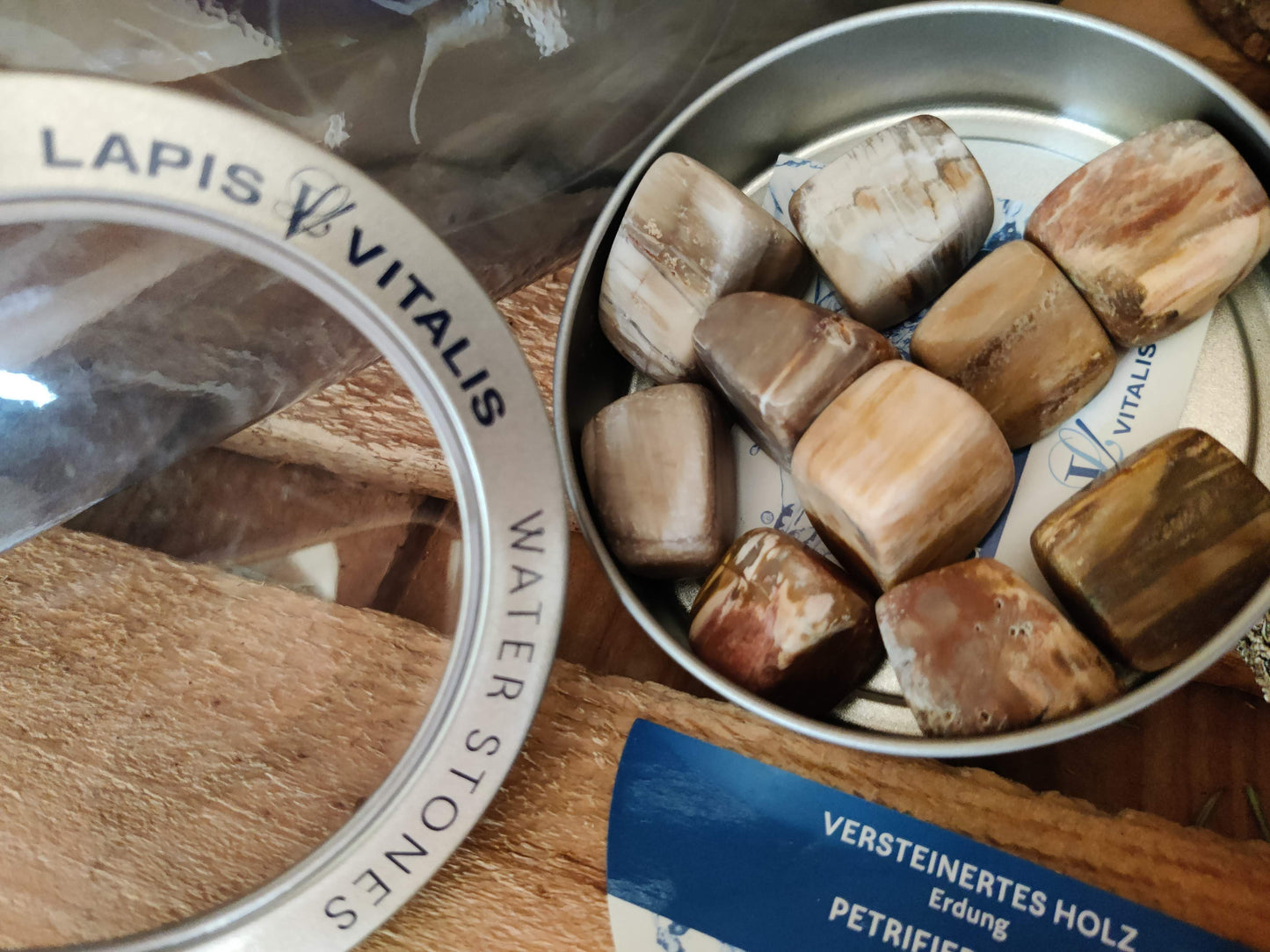 Edelstein- Wasser I Wassersteine: versteinertes Holz - Erdung