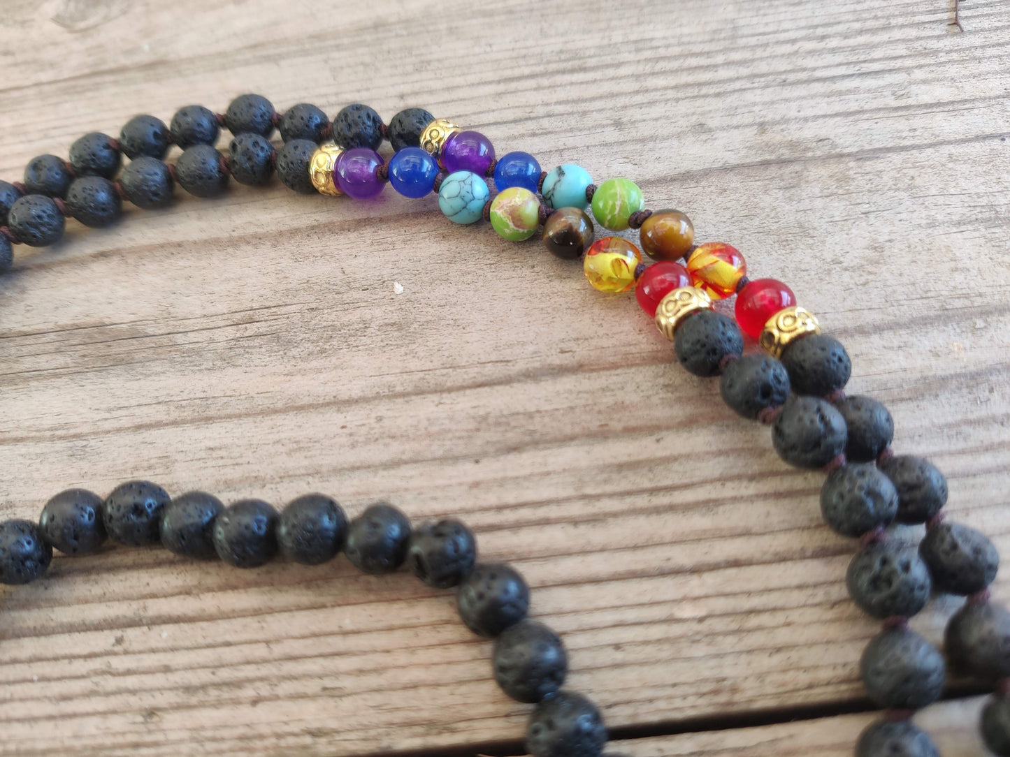 Shine Within – Chakra-Kette & Armband mit Lebensbaum & elastischem Tragekomfort