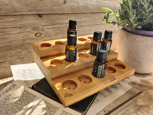 Öl-Treppe „To Heaven“ – Präsentationsständer für 15 ätherische Öle