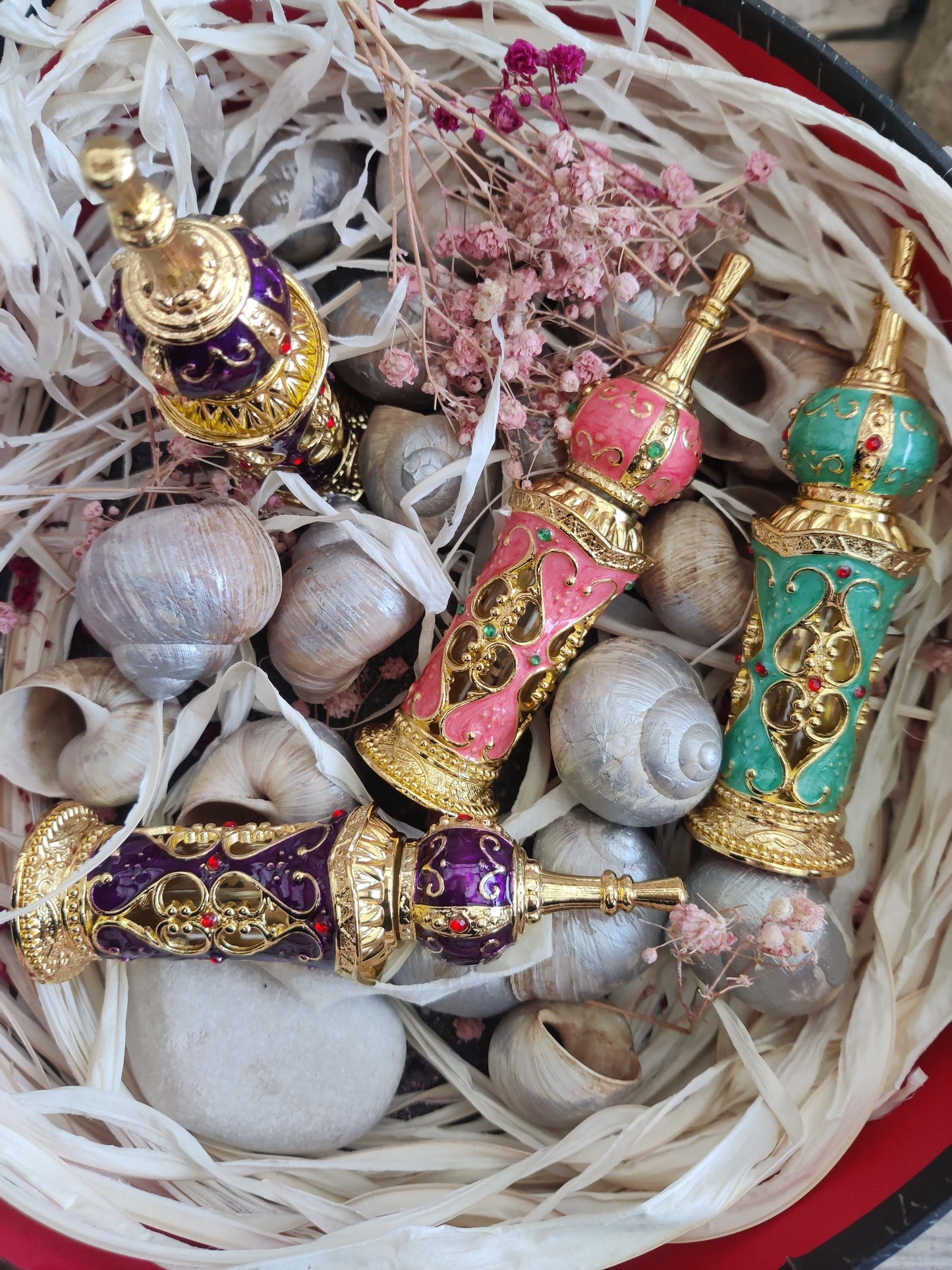 Golden Majesty – 12ml Parfumflasche im orientalischen Stil