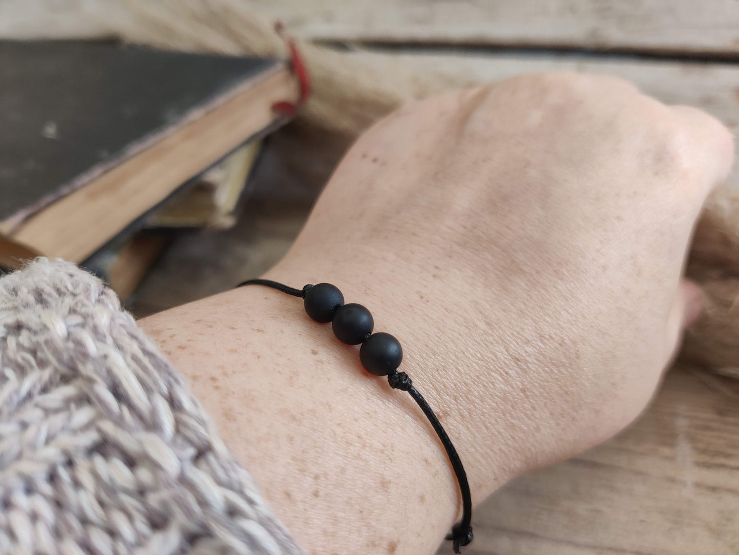 BalanceBand – Verstellbares Armband mit Onyx für innere Stärke & Ausgeglichenheit