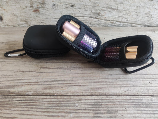 Tasche "klein und zackig" für 6 Flaschen a 3ml-5ml