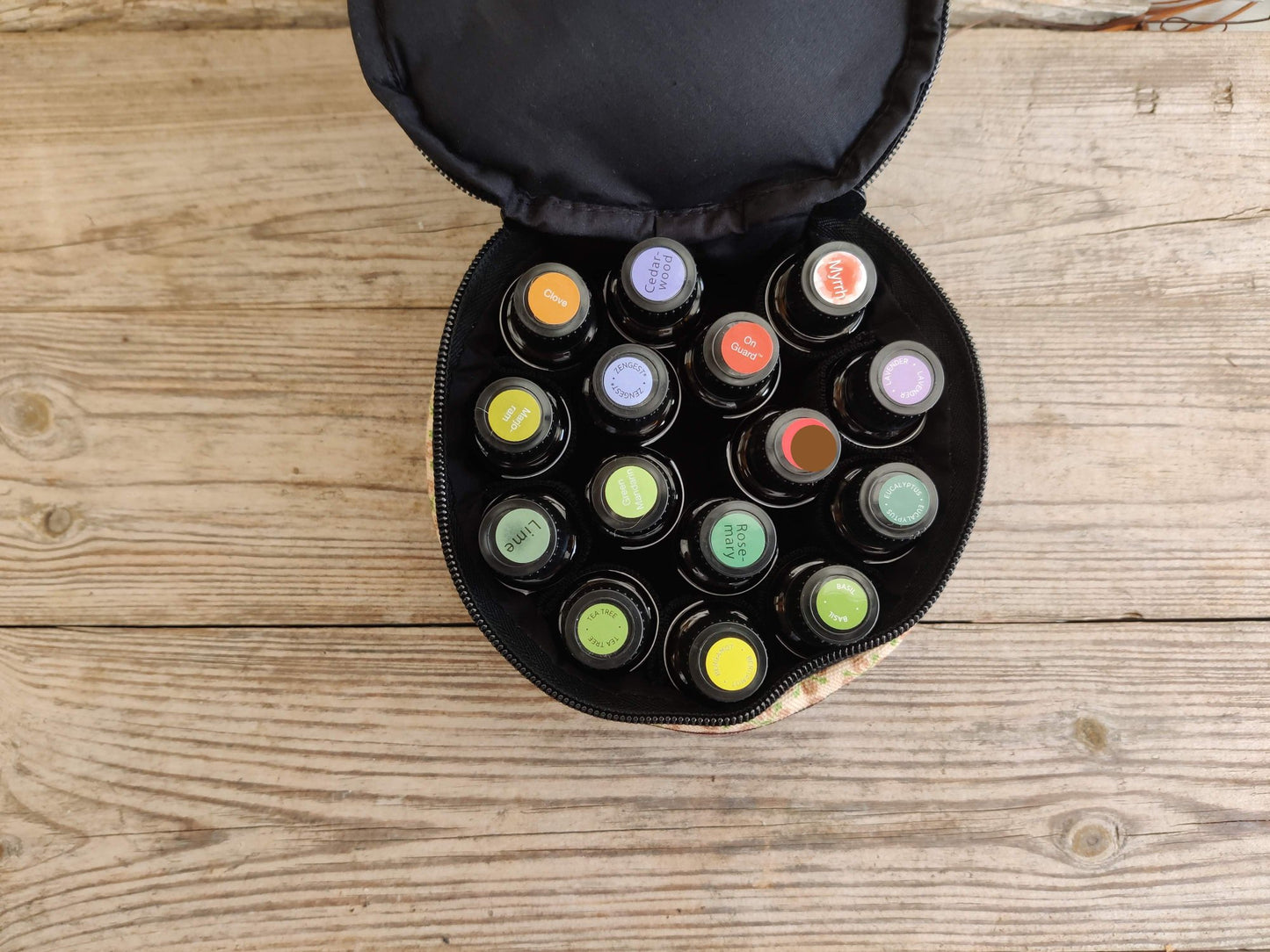 HappyBag Oils – Bunte Tasche für ätherische Ölflaschen (5/10/15ml)
