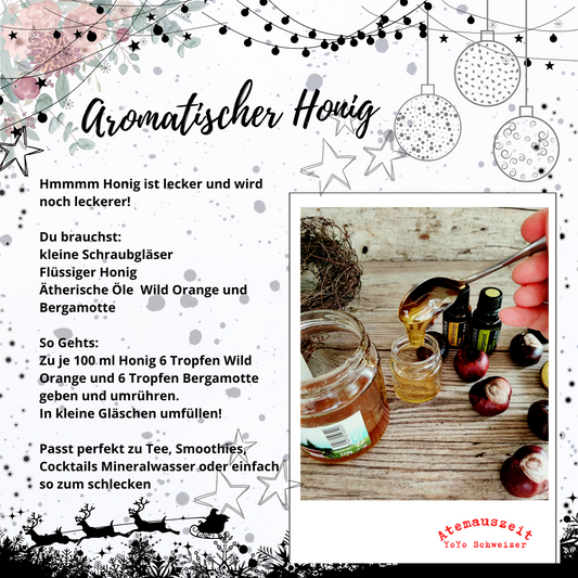 DIY: Honig mit ätherischem Öl verfeinern