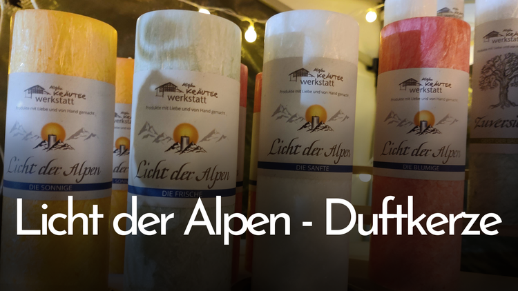 Licht der Alpen - Duftkerze