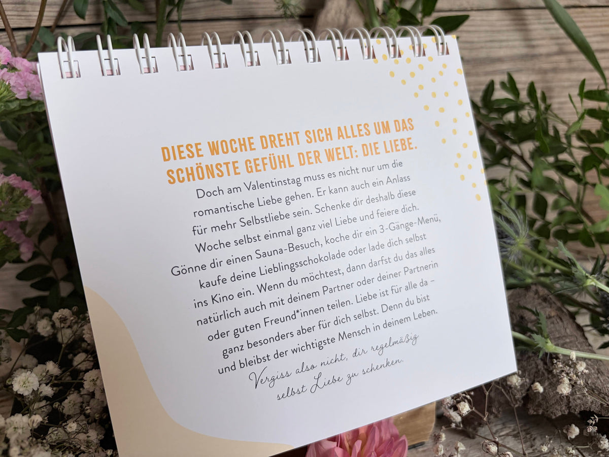 Wochenkalender 2027: Sei stark. Sei anders. Sei DU.