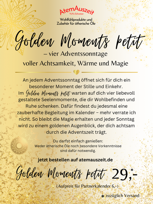 Golden Moments petit – Vier Adventssonntage voller Achtsamkeit, Wärme und Magie