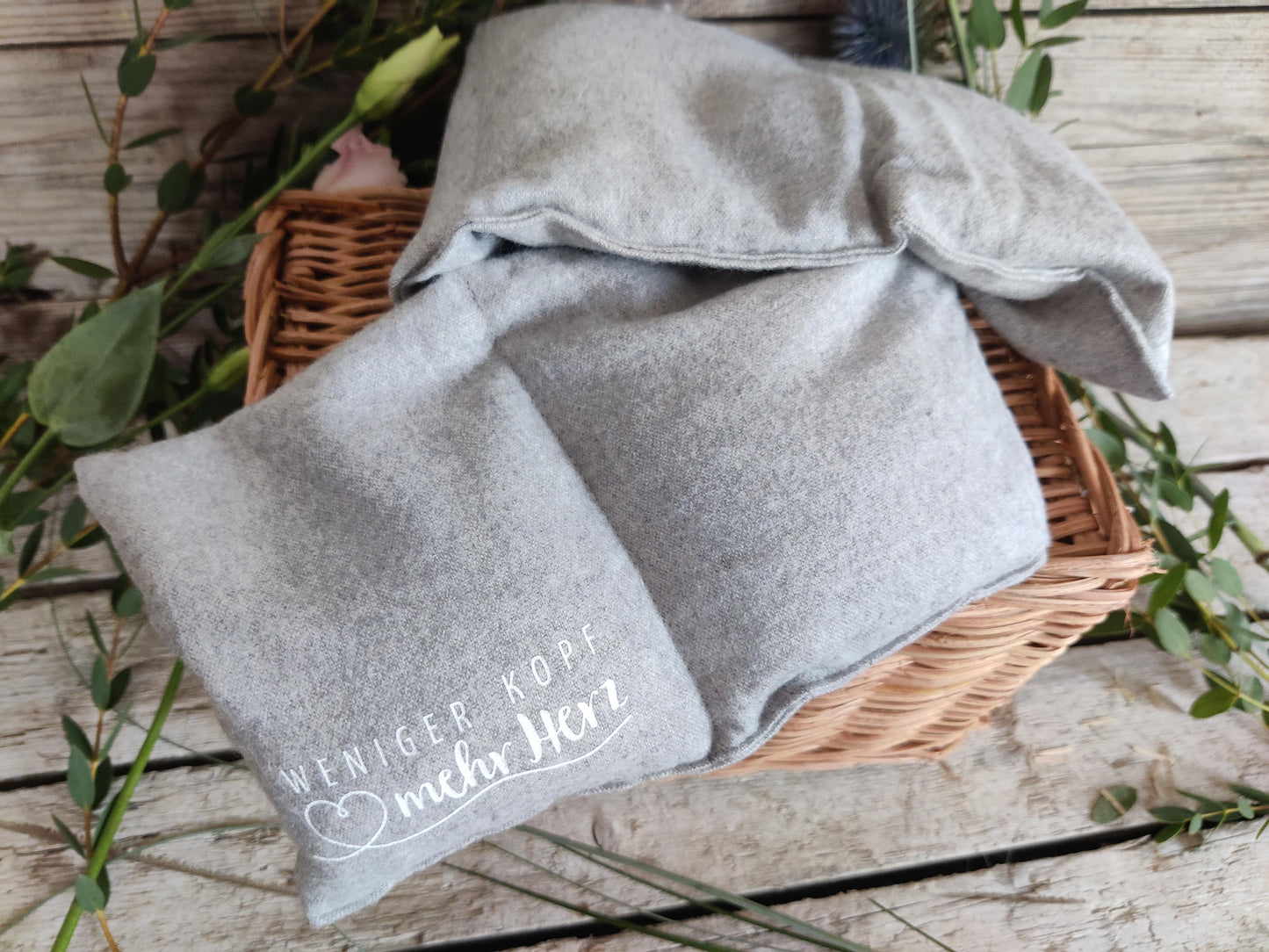 Körnerkissen Bio - Wärmekissen für Schuler, Nacken, Rücken oder Bauch