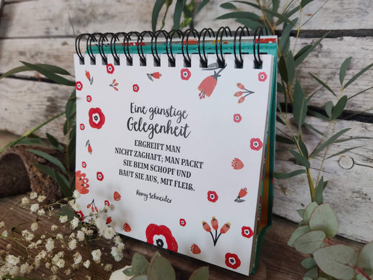 Aufsteller „Hinter jeder starken Frau steht sie selbst“