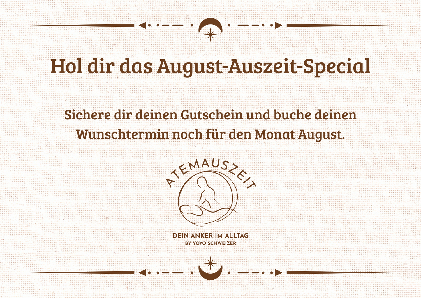 August-Auszeit-Special