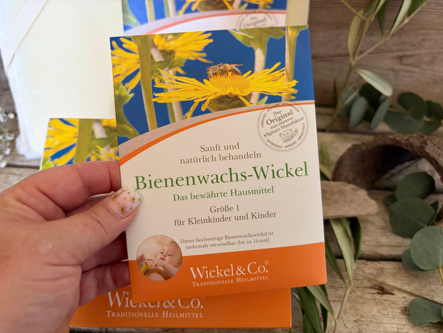 Bienenwachswickel einzeln- Sanfte Linderung bei Erkältung und Verspannung