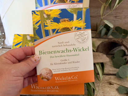 Bienenwachswickel einzeln- Sanfte Linderung bei Erkältung und Verspannung