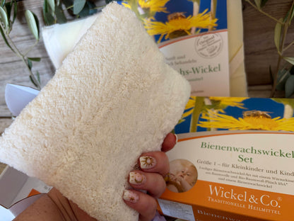 Bienenwachswickel-Set: Natürliche Wärme bei Erkältungen, Verspannungen und Rückenbeschwerden