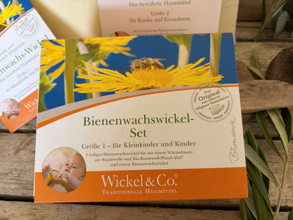 Bienenwachswickel-Set: Natürliche Wärme bei Erkältungen, Verspannungen und Rückenbeschwerden