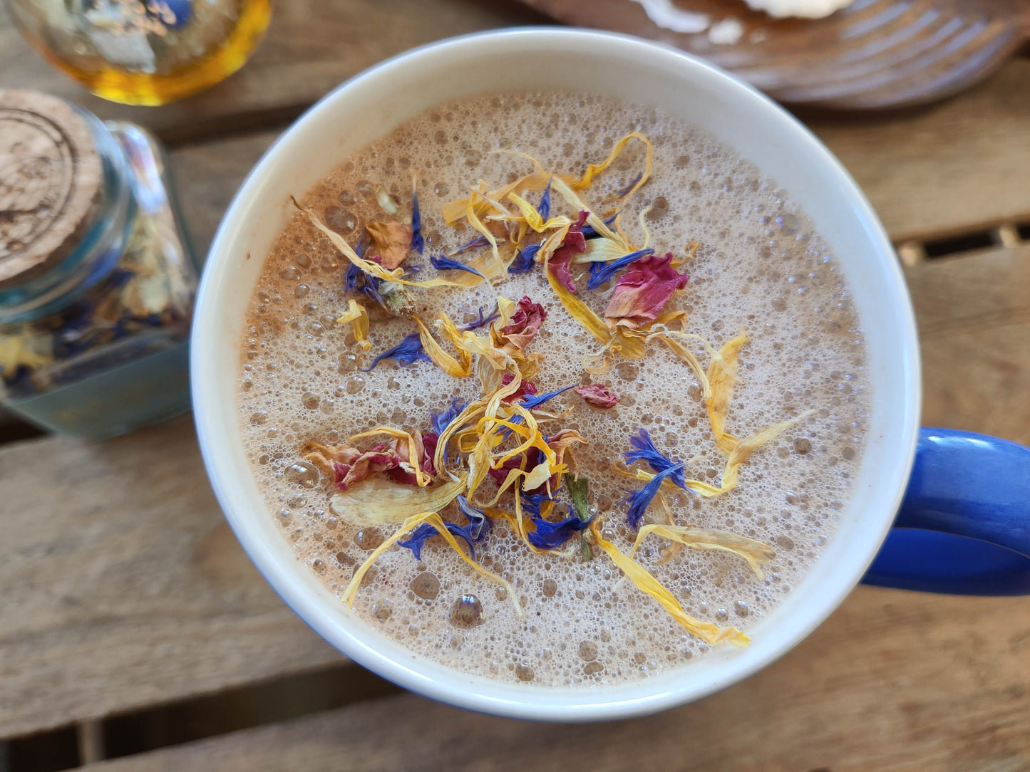 Kakaoblüten-Topping – Bunte Blütenpracht (100 ml)