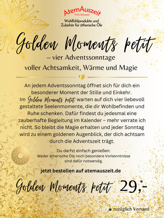 Golden Moments petit – Vier Adventssonntage voller Achtsamkeit, Wärme und Magie
