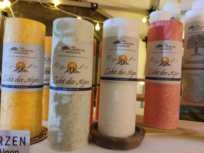 Duftkerze: Licht der Alpen - Die Frische