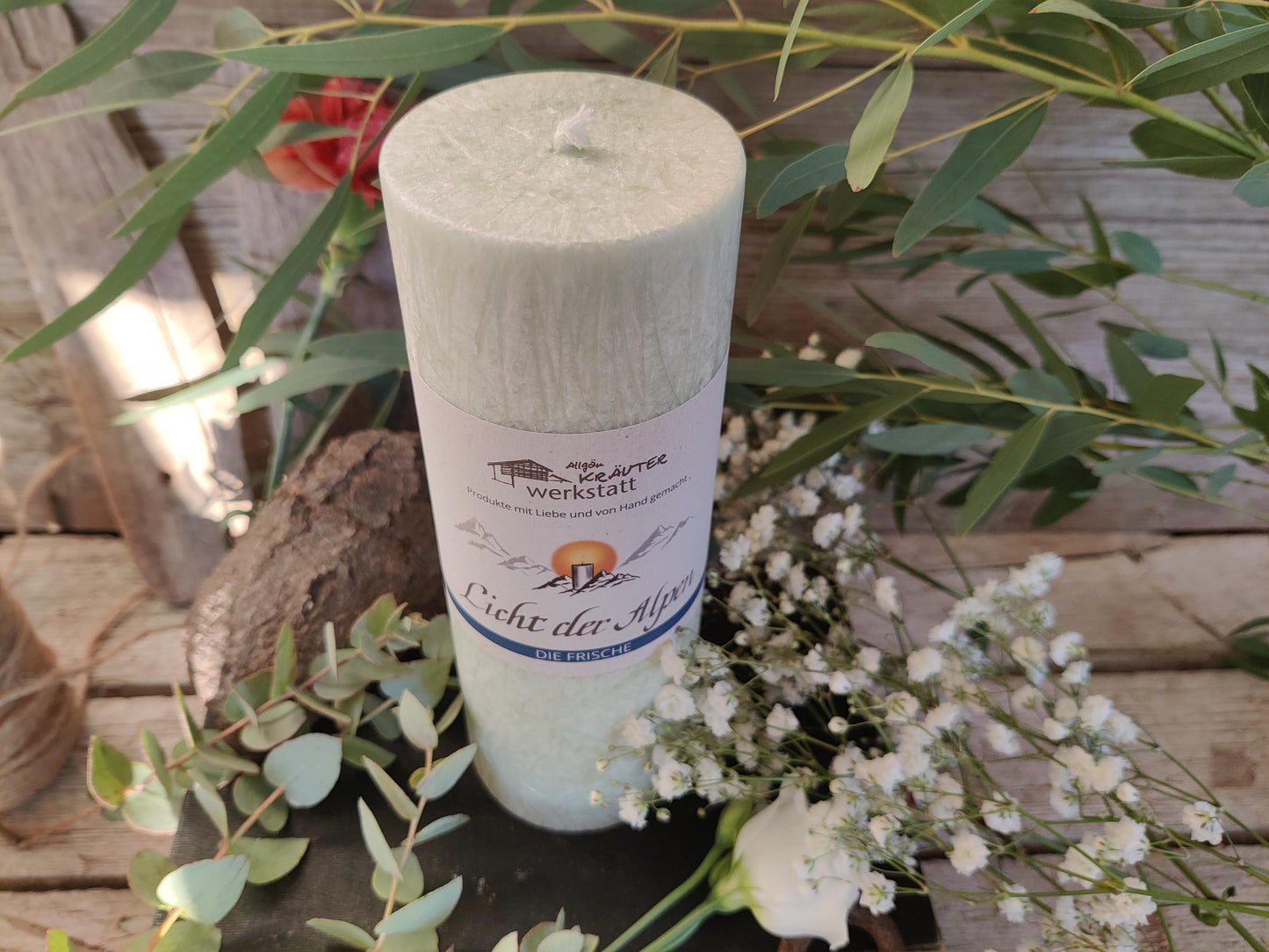 Duftkerze: Licht der Alpen - Die Frische