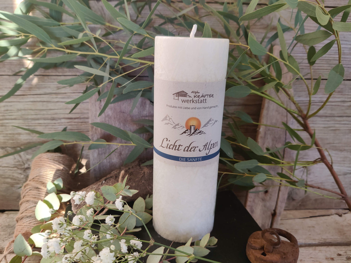 Duftkerze Licht der Alpen „Die Sanfte“