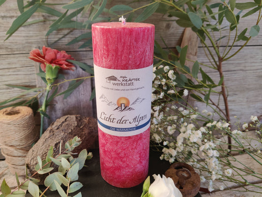 Duftkerze Licht der Alpen „Die Wärmende“