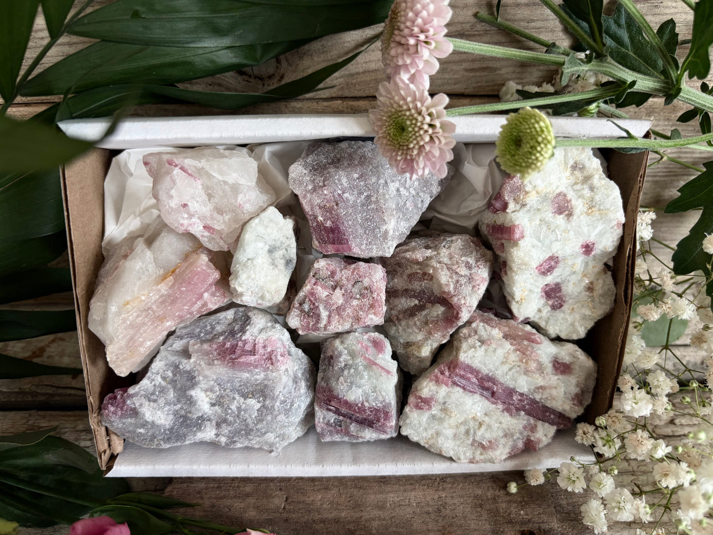 Rosa Turmalin Herzens-Harmoniebox – Sanfter Schutz und reine Liebe