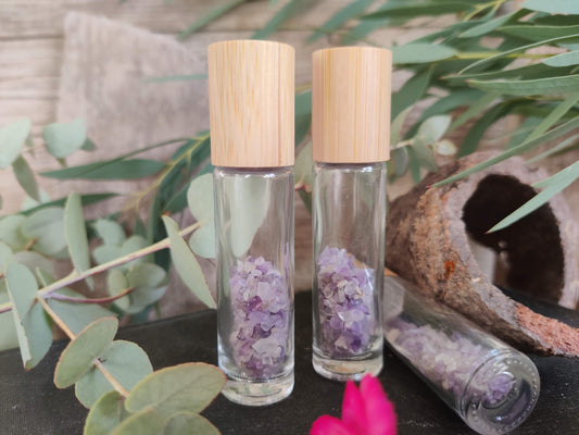 Roll-Ons mit Edelsteinsplittern – tolle Begleiter für deine Öle